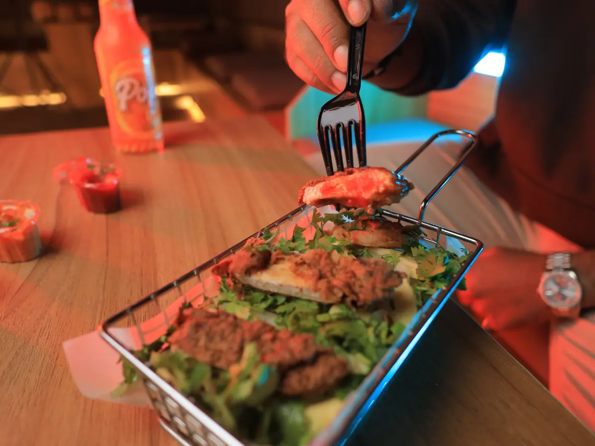 London style checken and chips at CHIPZ London Cairo