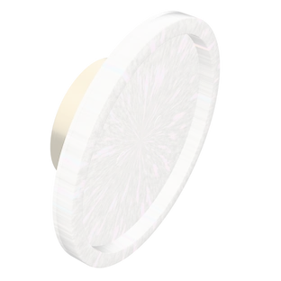 TROCHUS SHELL / MOP, the full face — framing B, ghosted: this material cannot cover the face