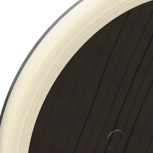 COROZO / TAGUA, the rim in the material — framing A