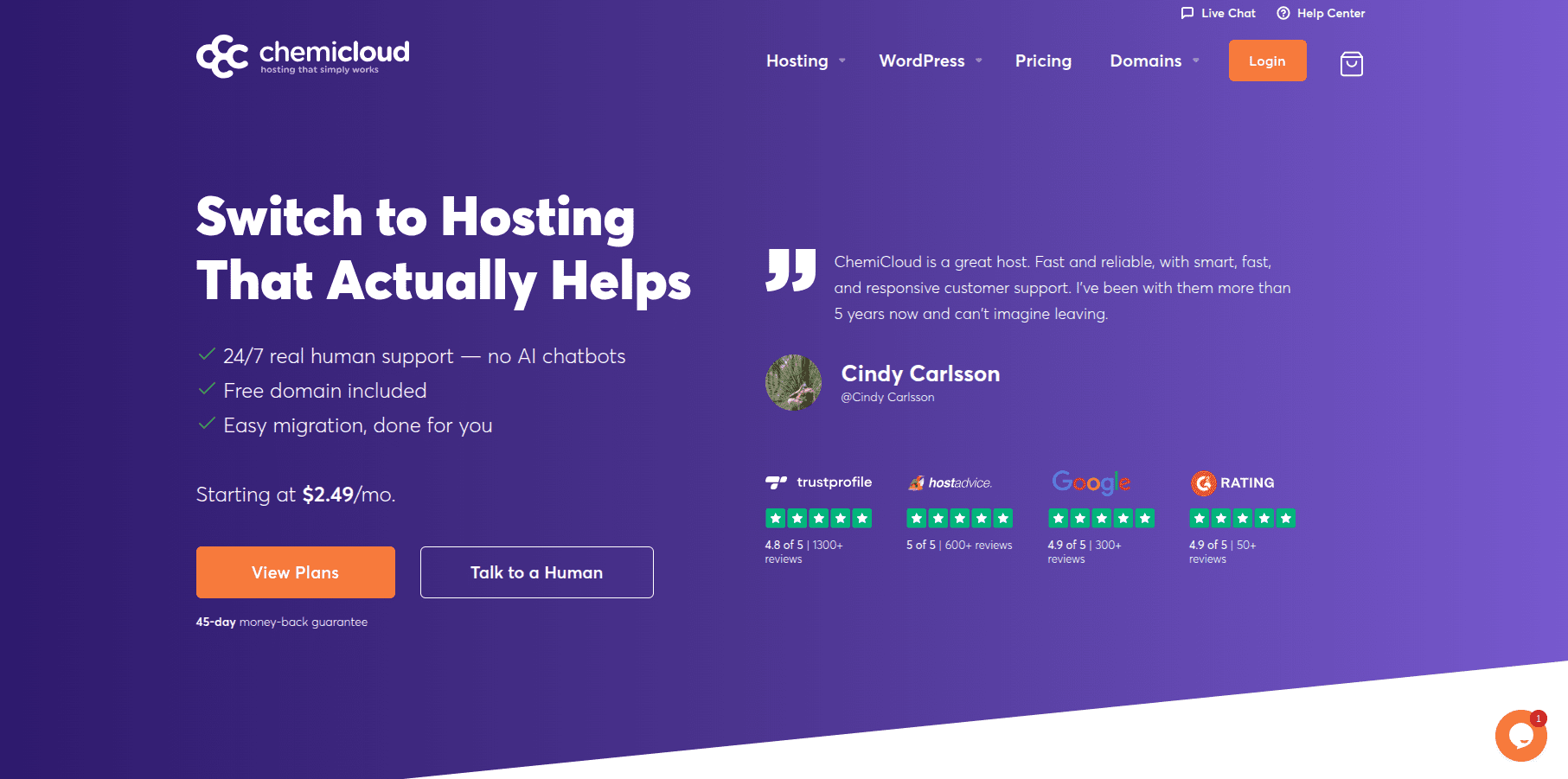 ChemiCloud Hosting Review