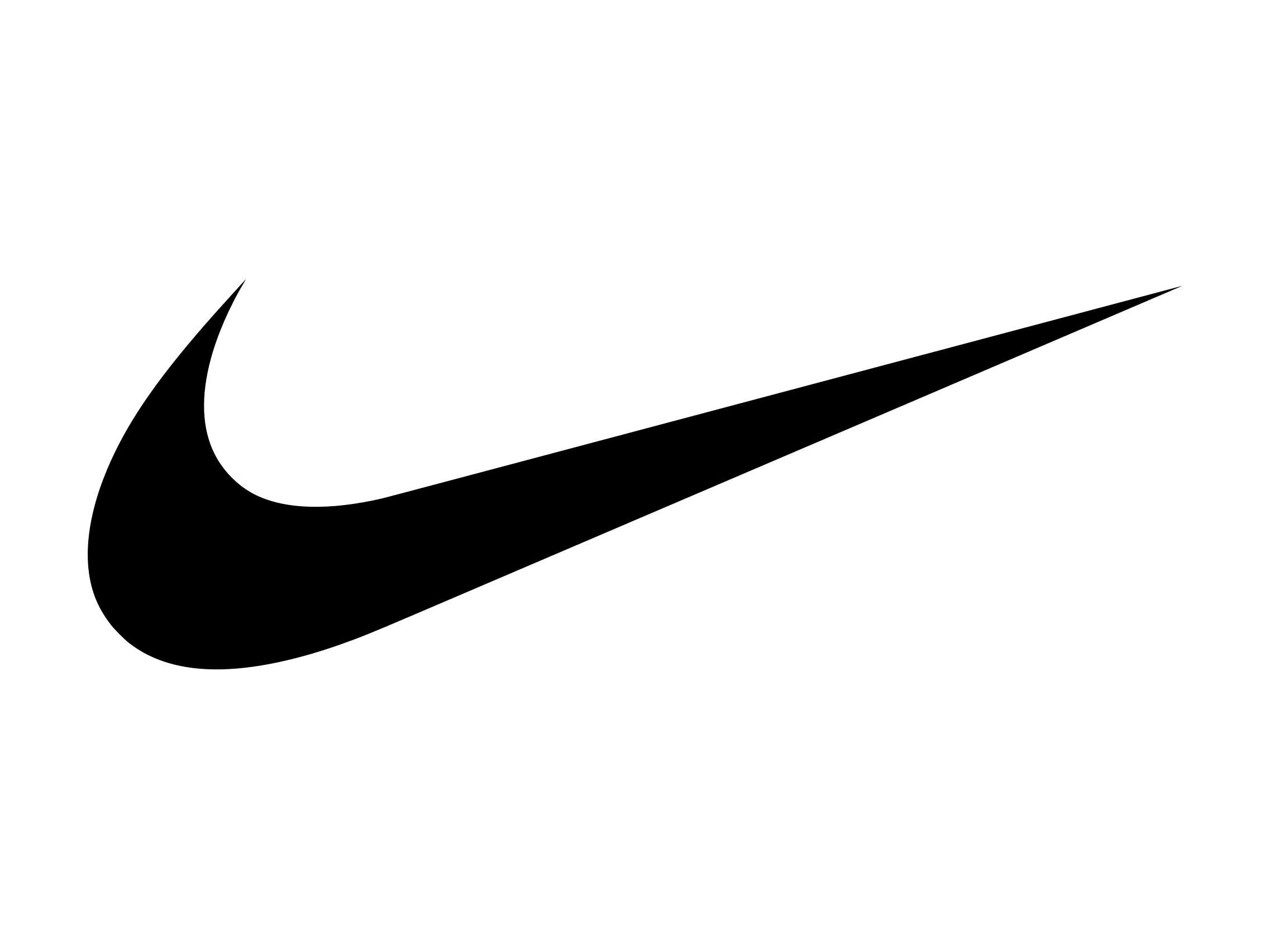 Pattern of multiple black Nike swoosh logos on transparent background.