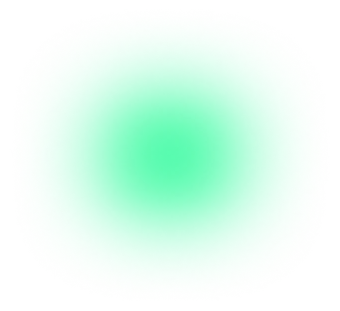 Green to blue smooth rounded gradient background.