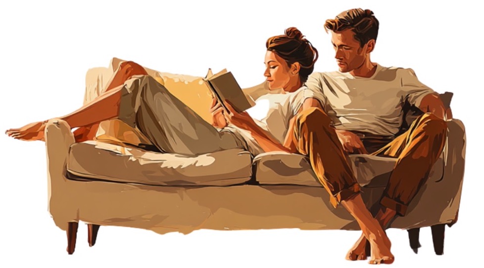 Couple activities during world cup. An Illustrated guide to loving a soccer fan