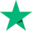 Green five-pointed star on a light background.