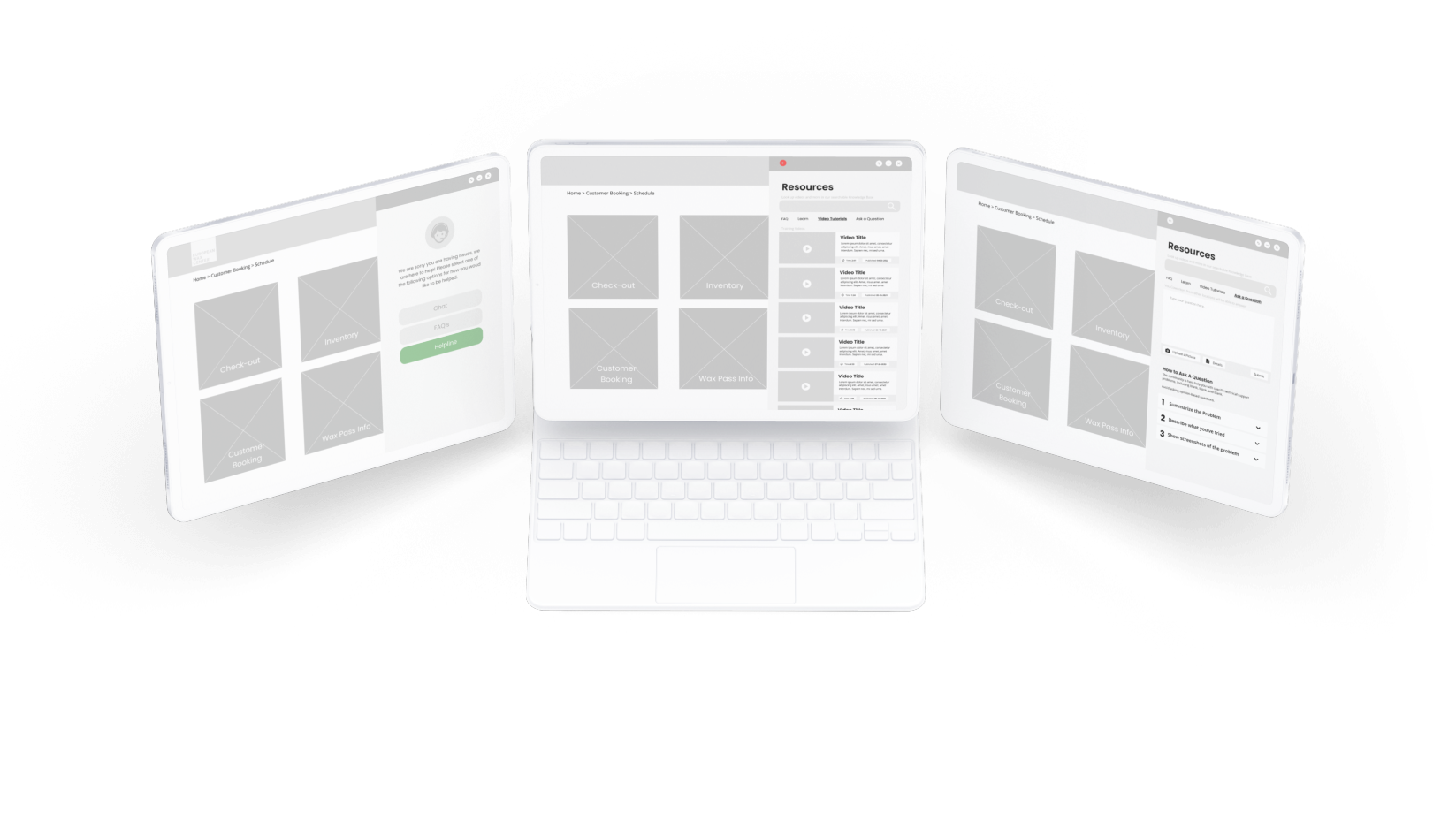 [interface] image of tablet with secure financial platform interface (for a fintech company)