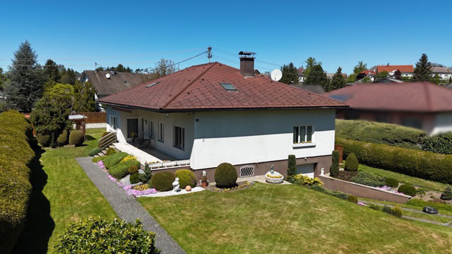 Bungalow-Life mit Riesen-Garten & Fluss-Action