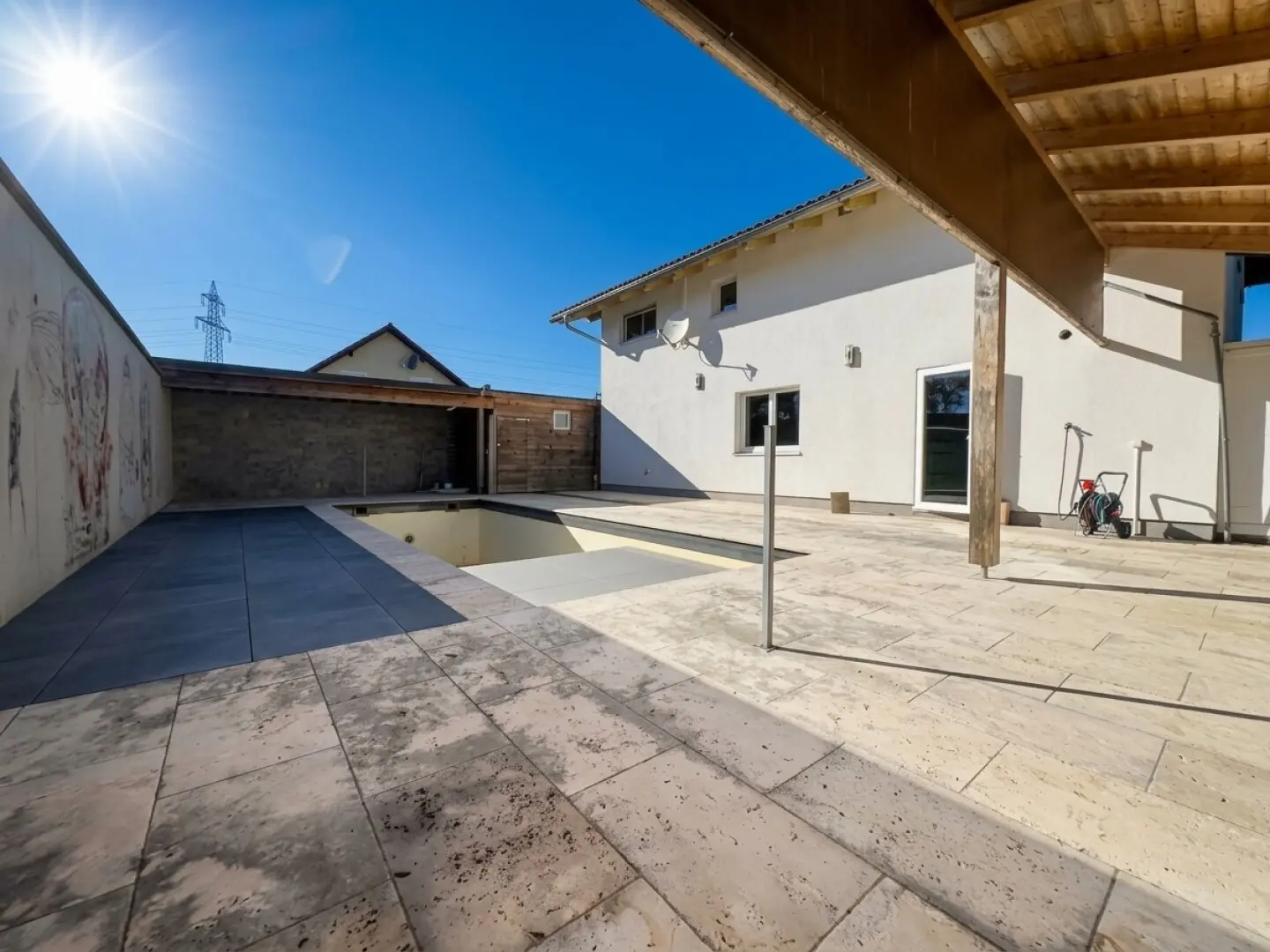 Wellnessoase statt Gartenarbeit