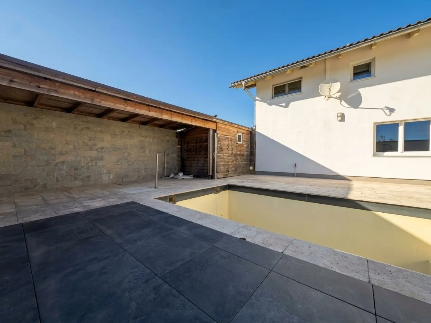Wellnessoase statt Gartenarbeit
