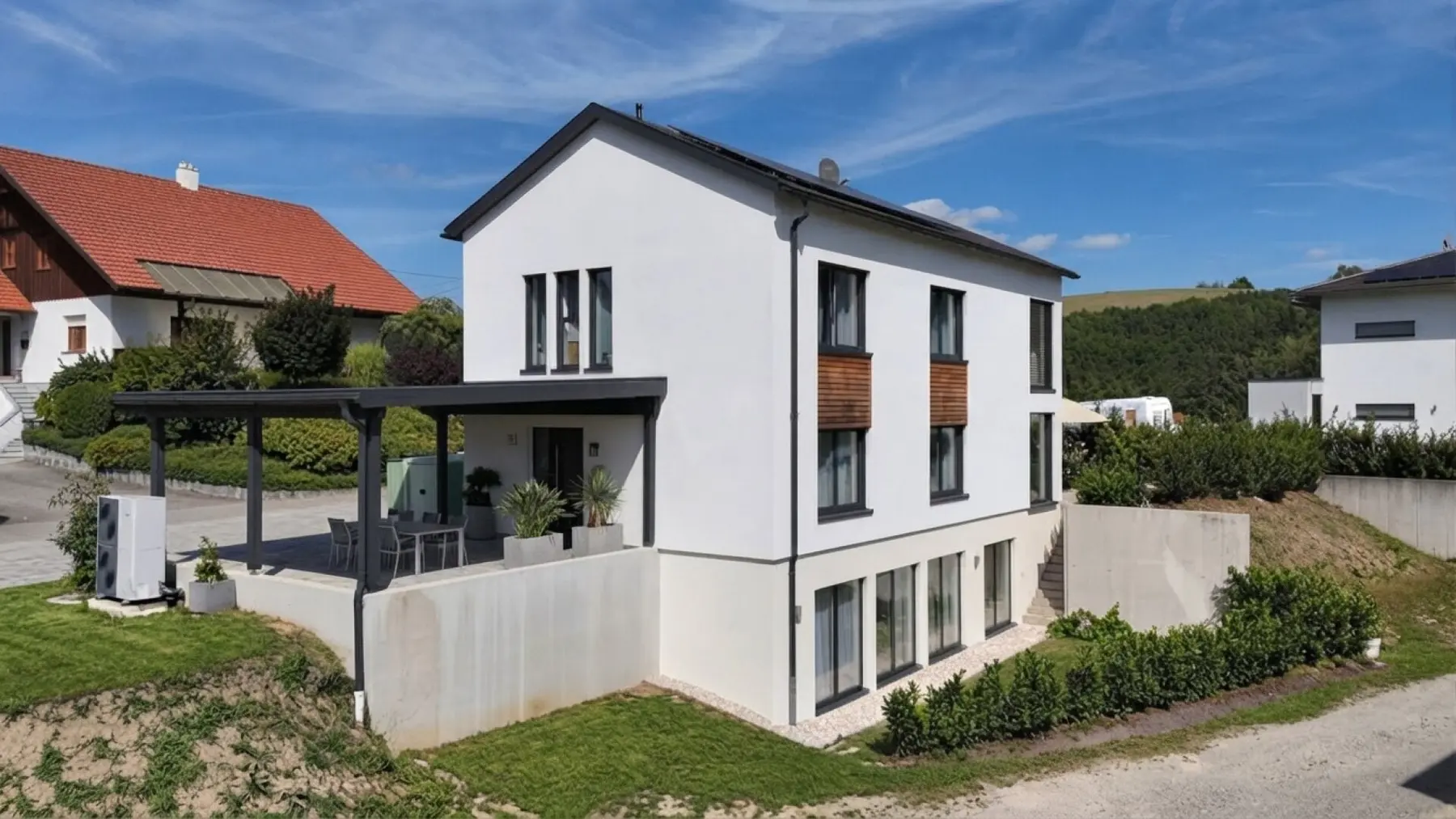 Ein Haus, das den Blick hebt