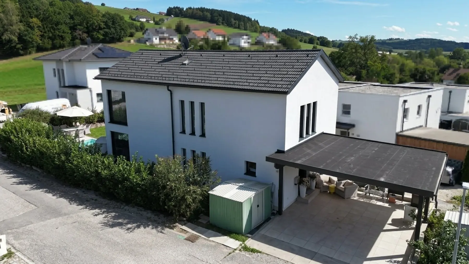 Ein Haus, das den Blick hebt