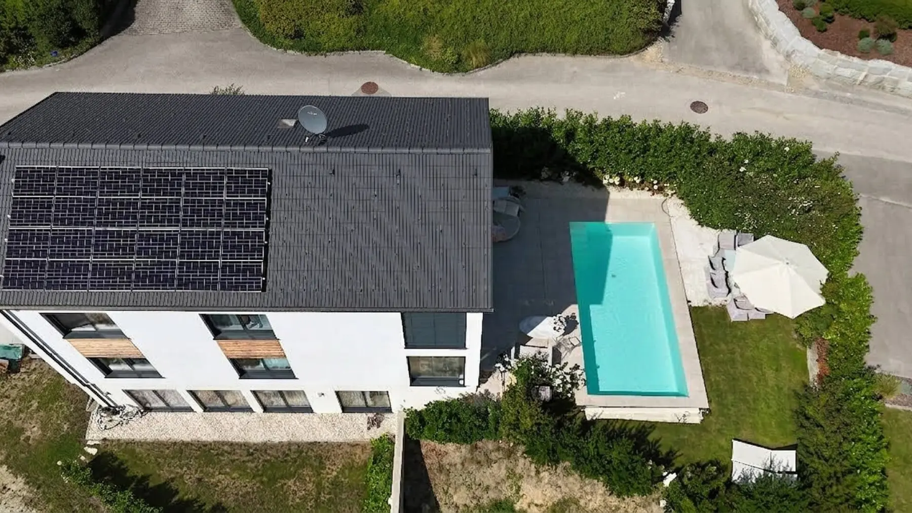 Ein Haus, das den Blick hebt