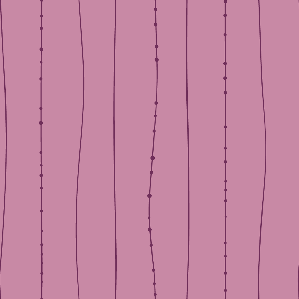 pink vertical wavy stripes and dots repeat pattern