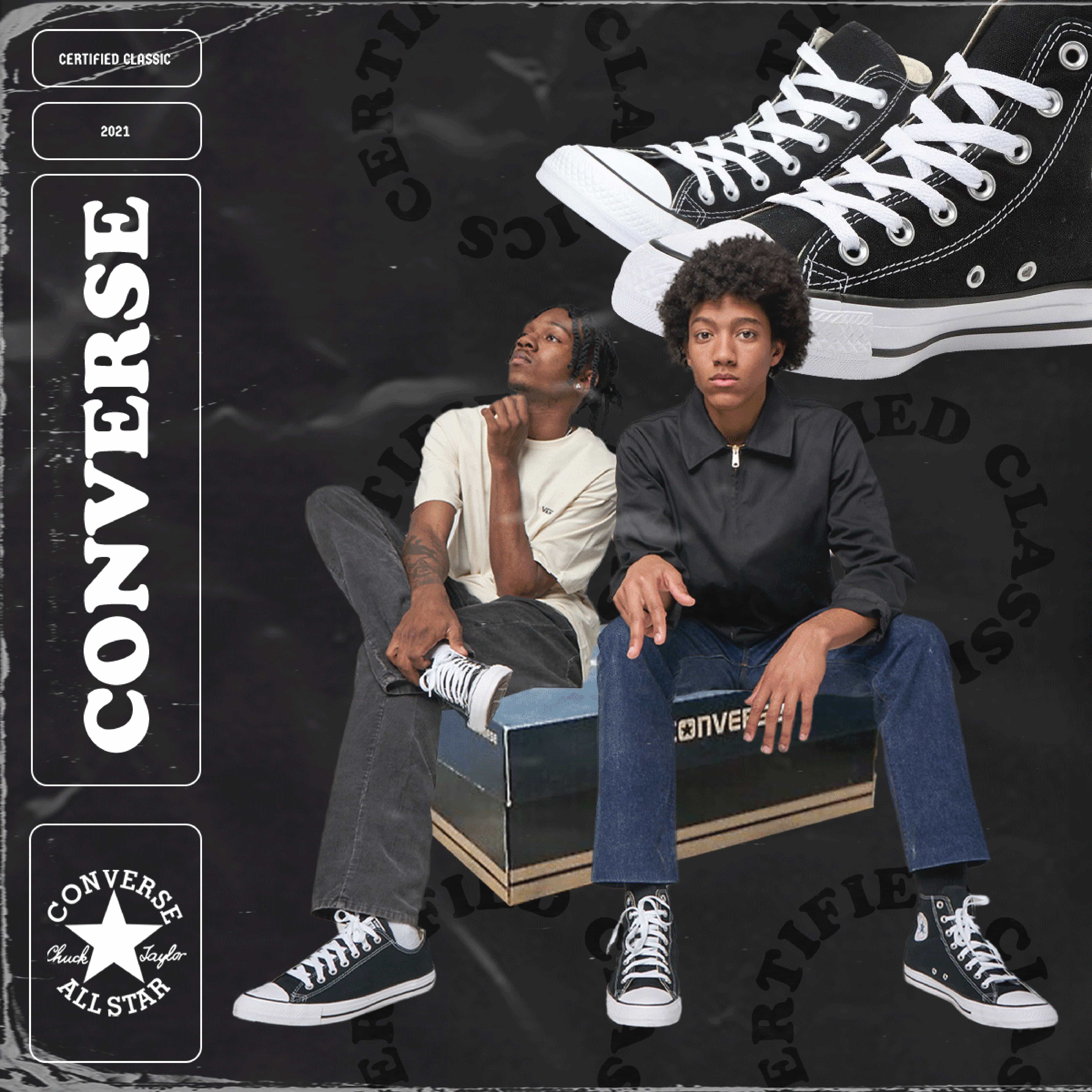 Design graphic 2 from the "Footlocker's Certified Classics storewide campaign" project