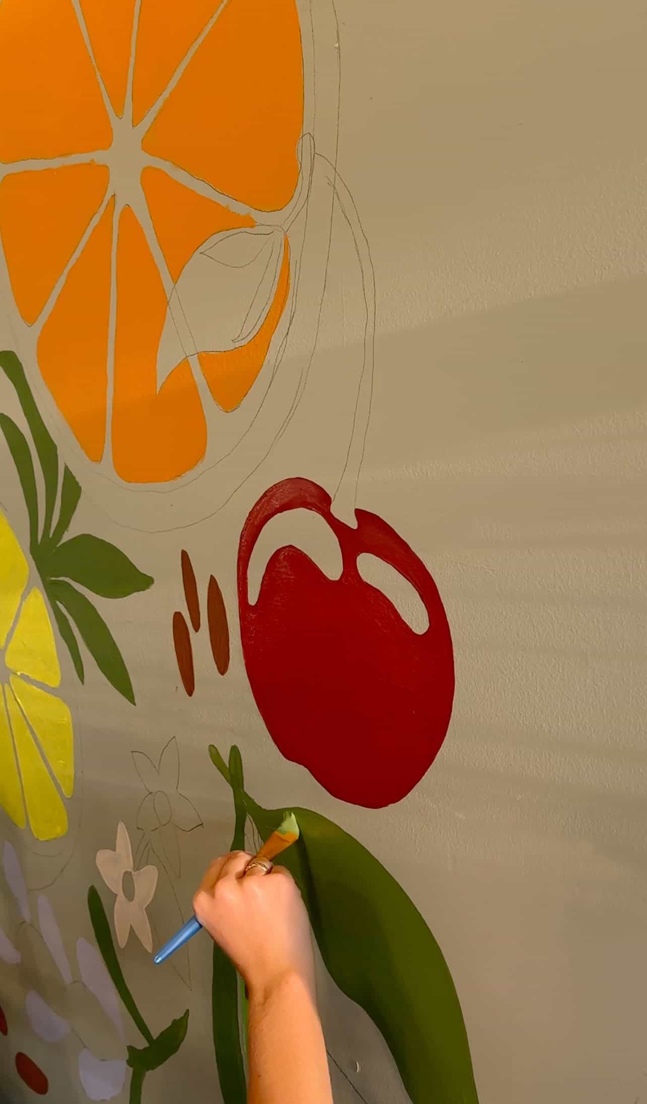Photo 8 from the "Enhancing a local coffee shop with a warm and inviting mural" project