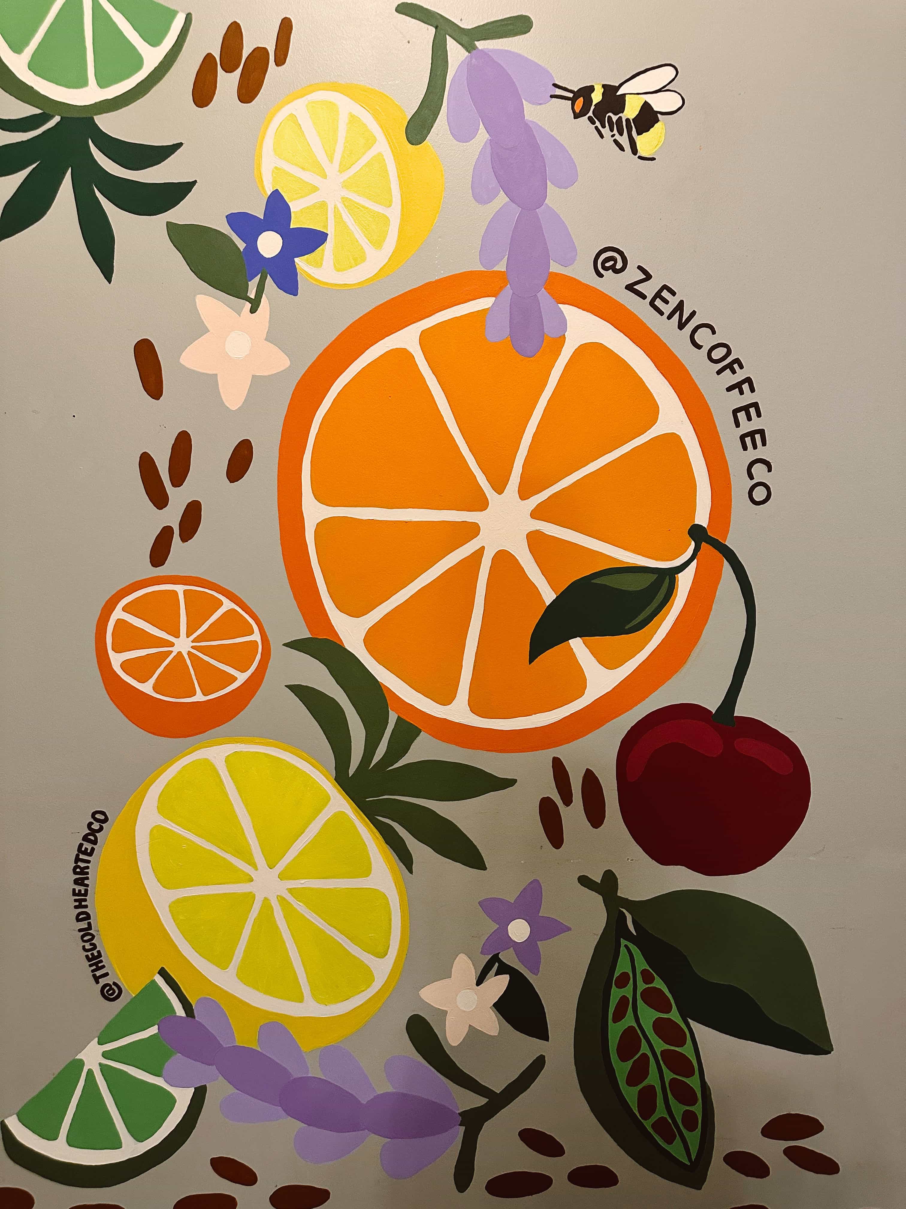 Photo 5 from the "Enhancing a local coffee shop with a warm and inviting mural" project