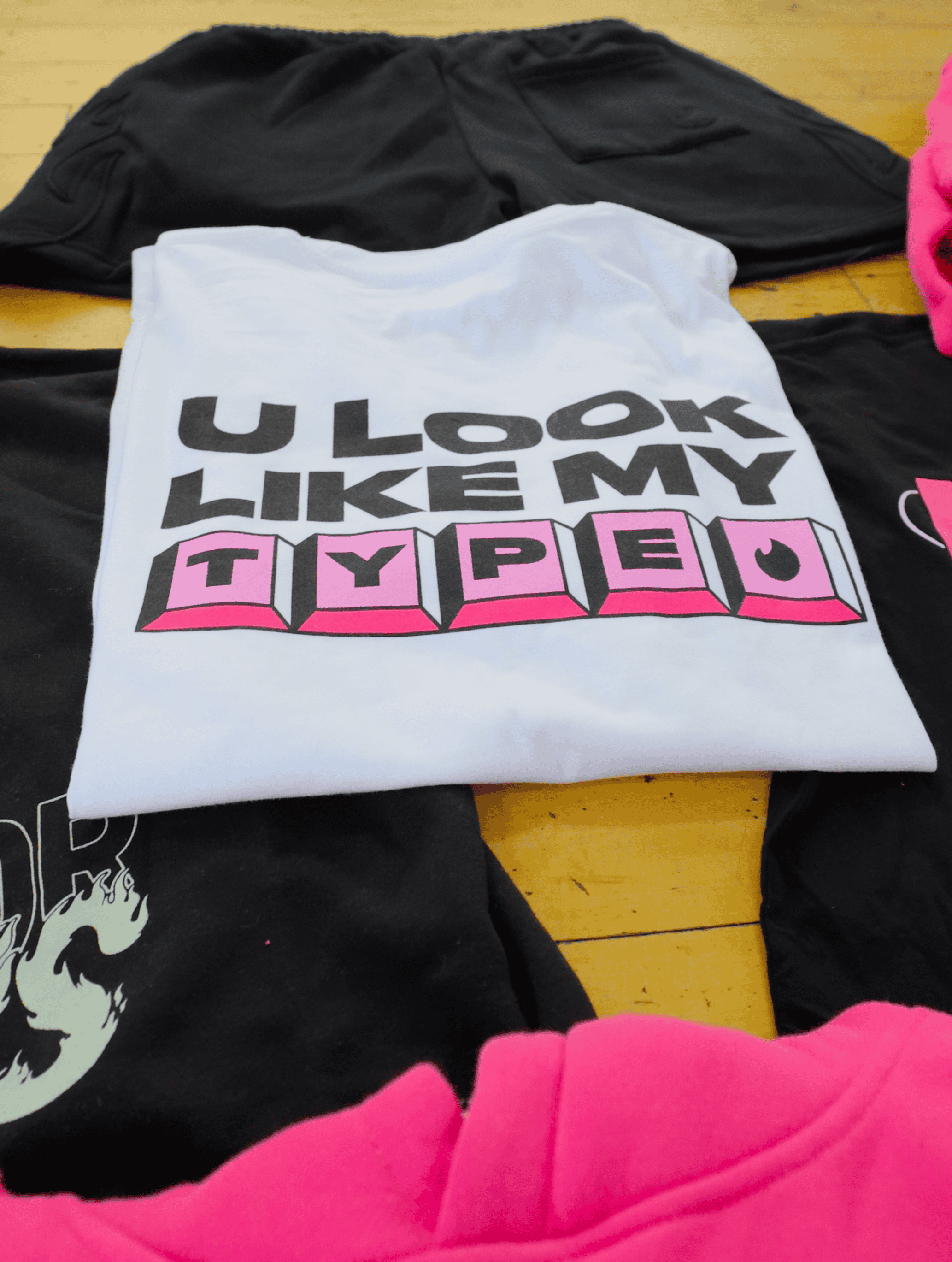 Screenshot of design work 1 from the "Original merchandise collection for Tinder and Tinder University" project