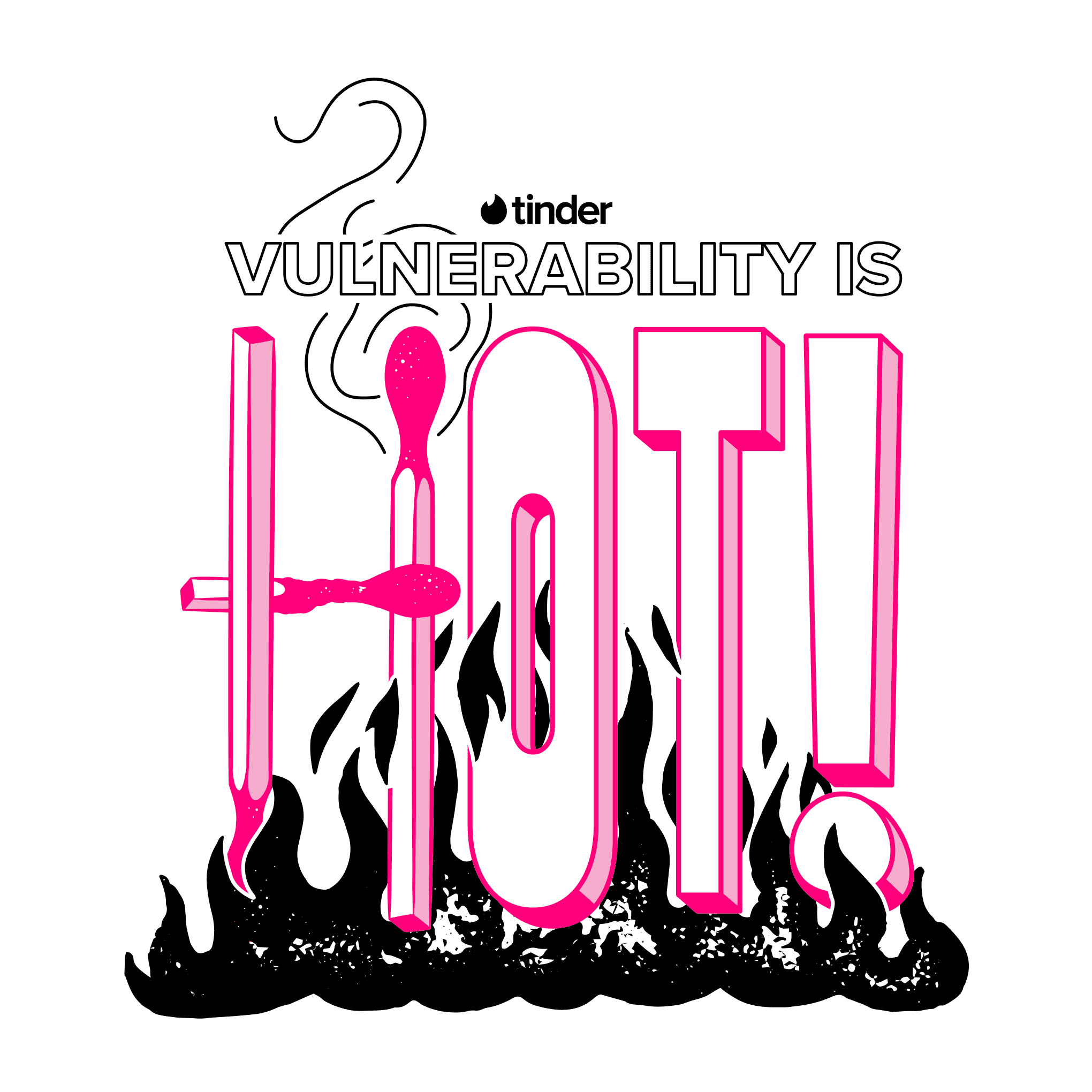Screenshot of design work 6 from the "Original merchandise collection for Tinder and Tinder University" project