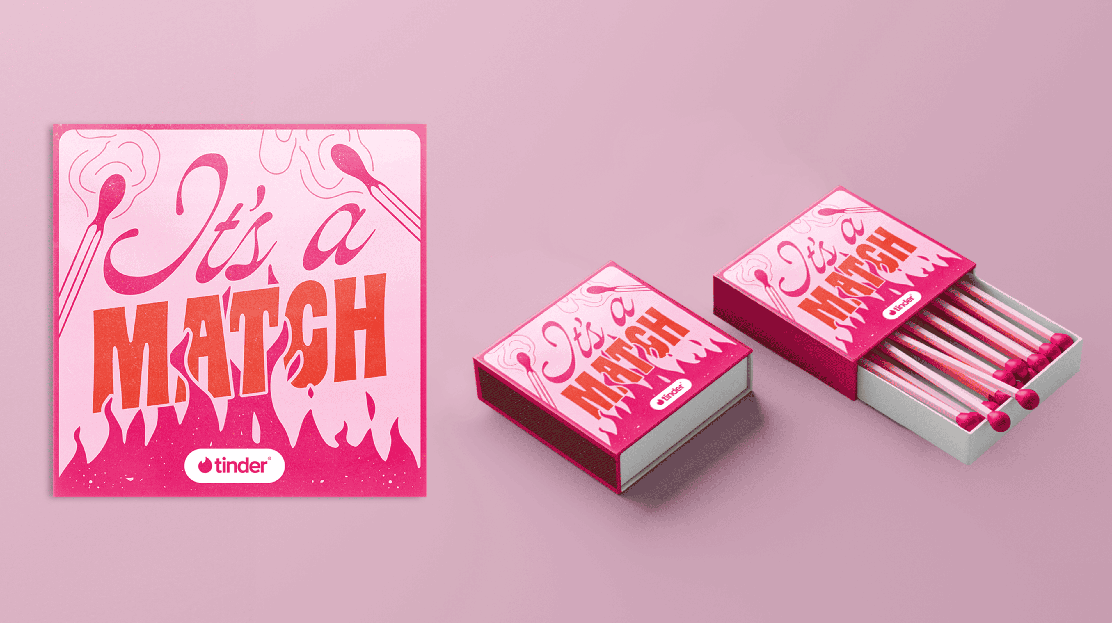 Screenshot of design work 4 from the "Original merchandise collection for Tinder and Tinder University" project