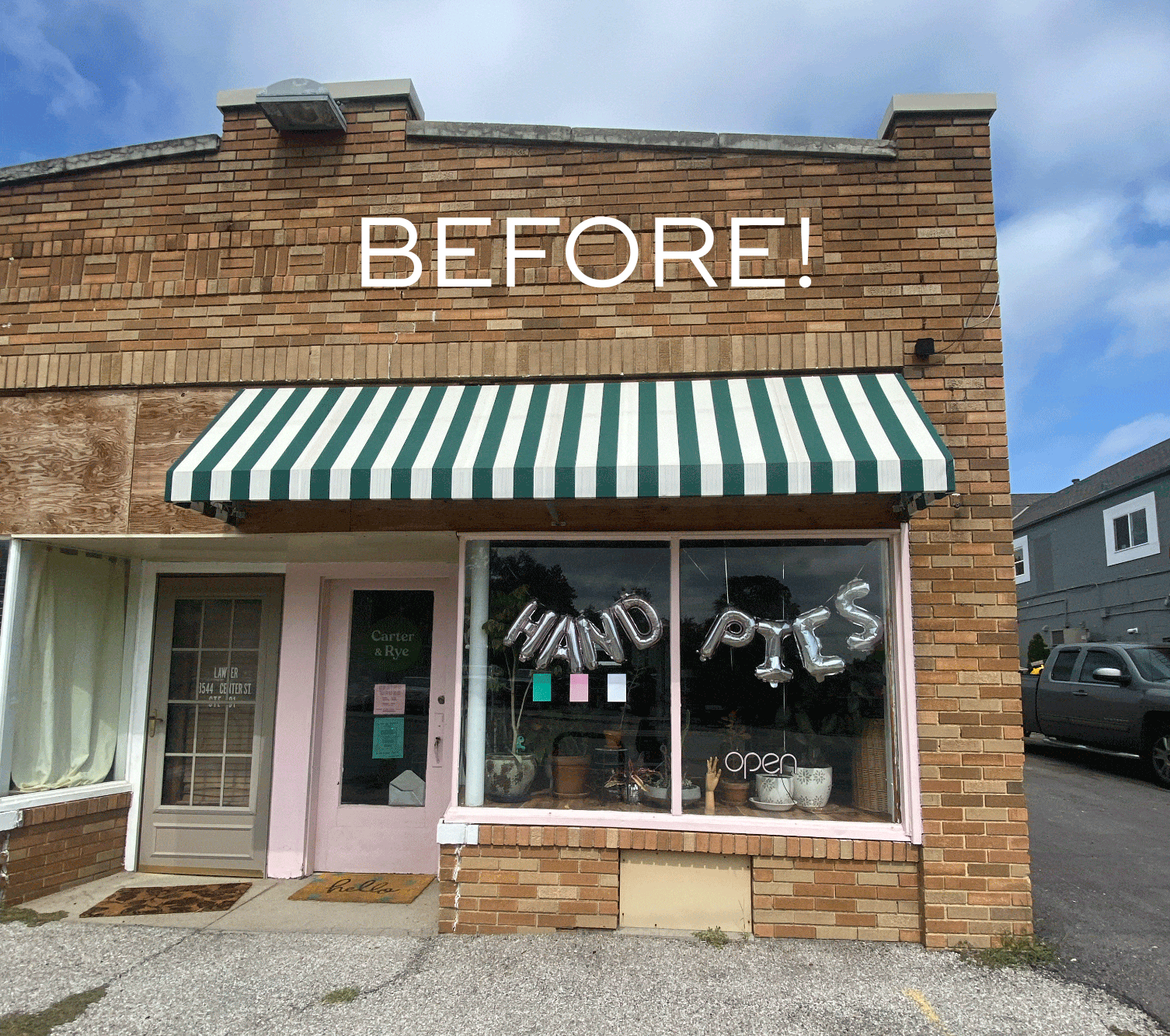 Animated graphic 2 from the "Transforming a storefront through a complete window wrap" project