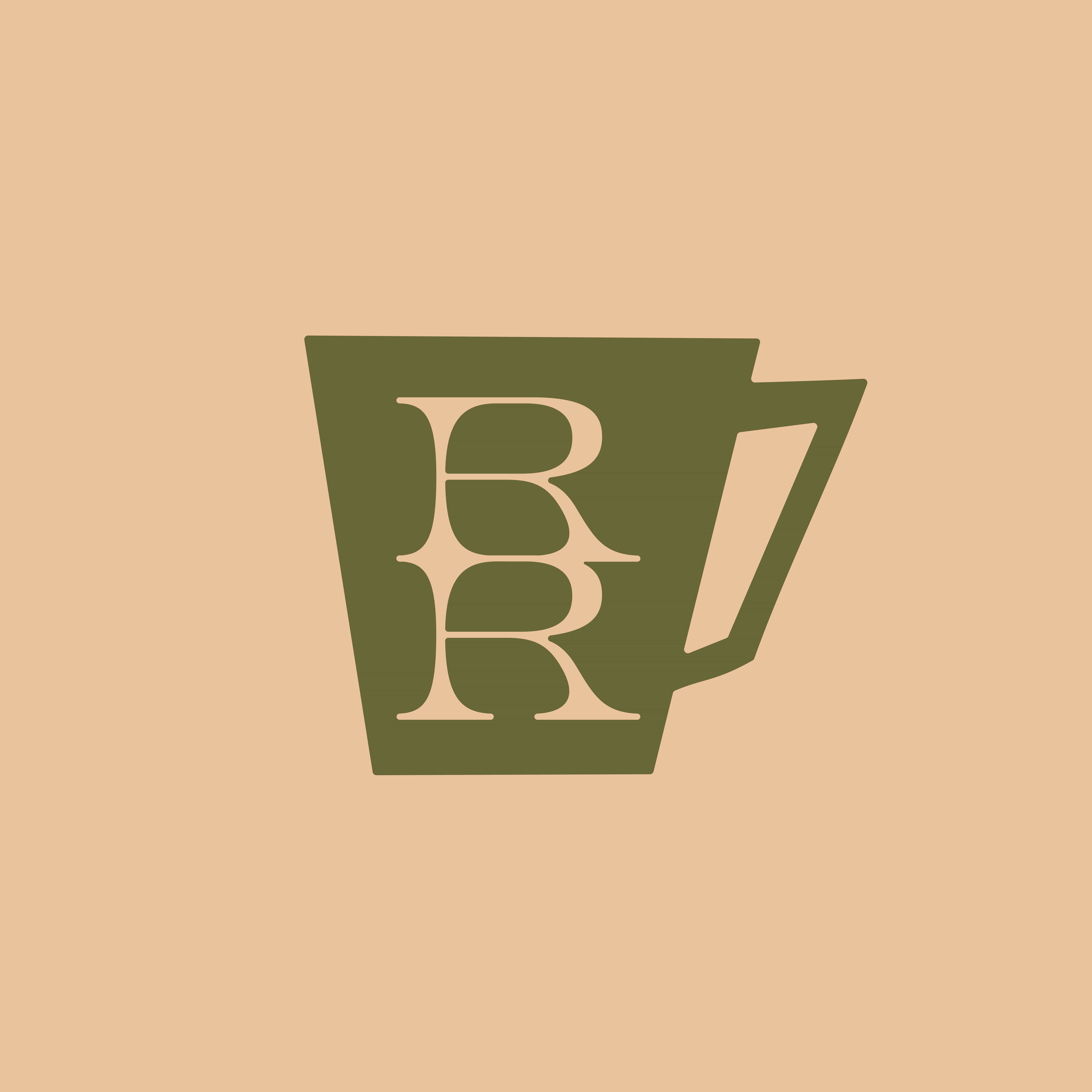 Brand logo graphic 4 from the "Midcentury modern brand for a roaming coffee trailer" project