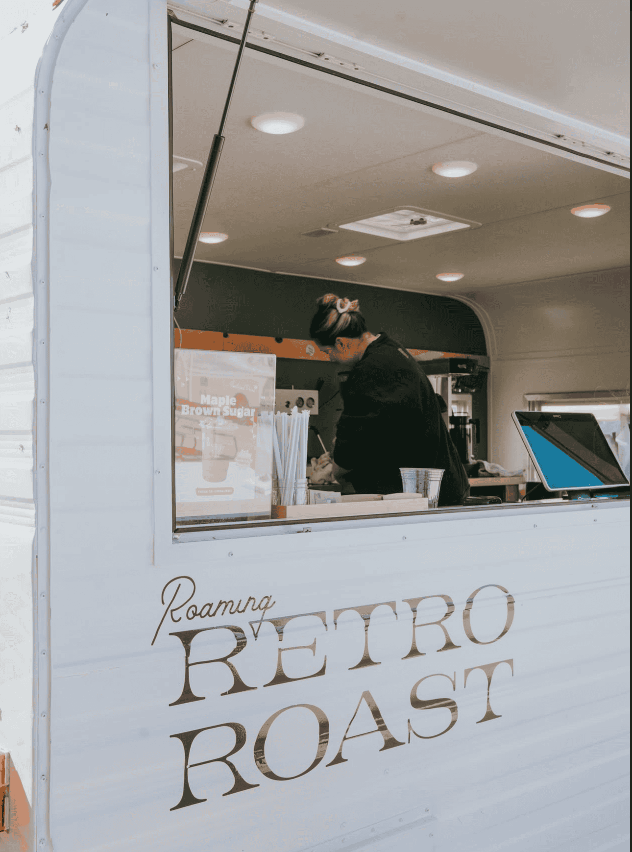 Photo 1 from the "Midcentury modern brand for a roaming coffee trailer" project