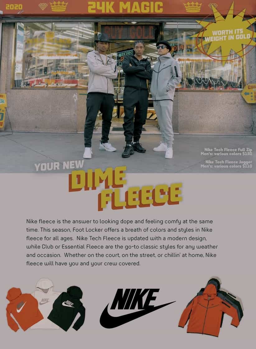 Product mockup graphic 4 from the "Designing a national campaign for Footlocker Holiday" project