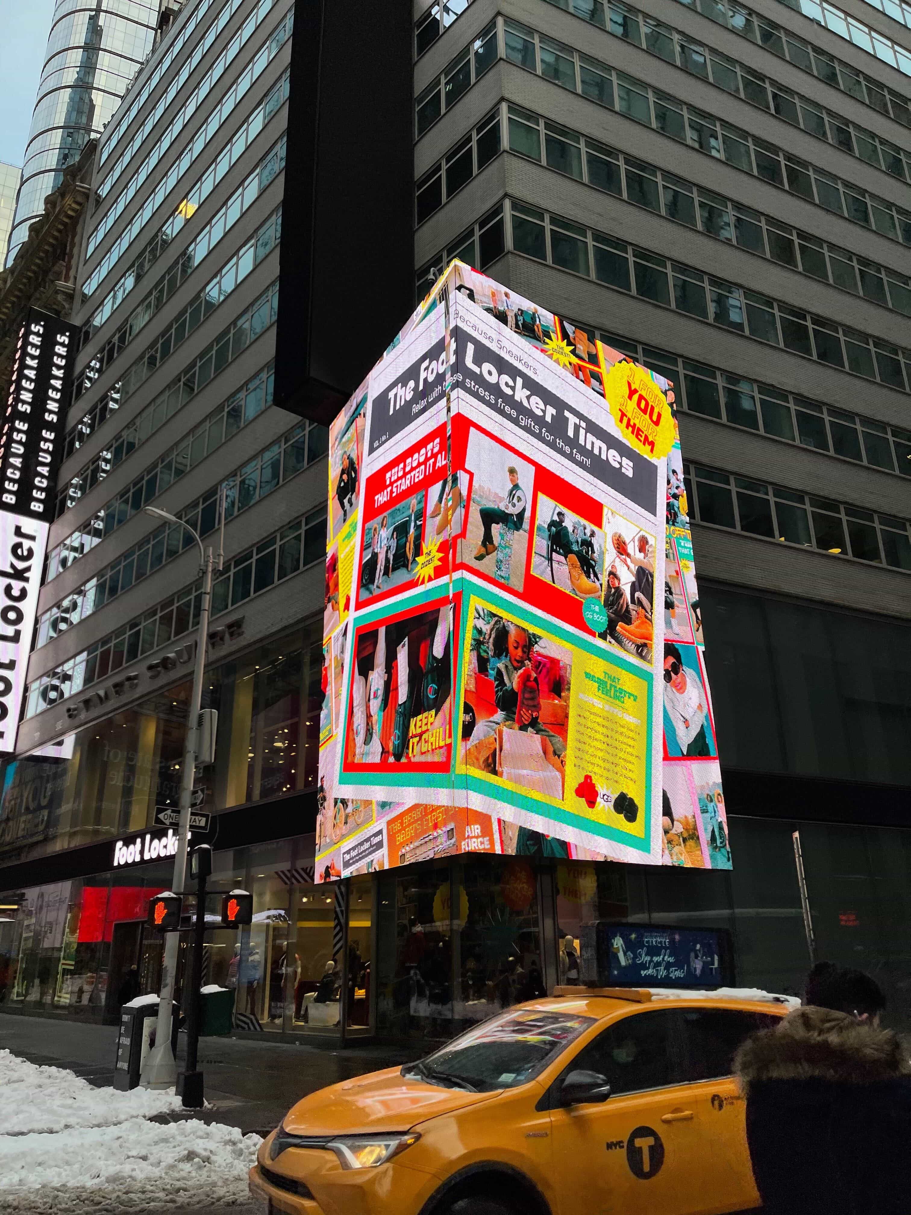 Design graphic 1 from the "Designing a national campaign for Footlocker Holiday" project