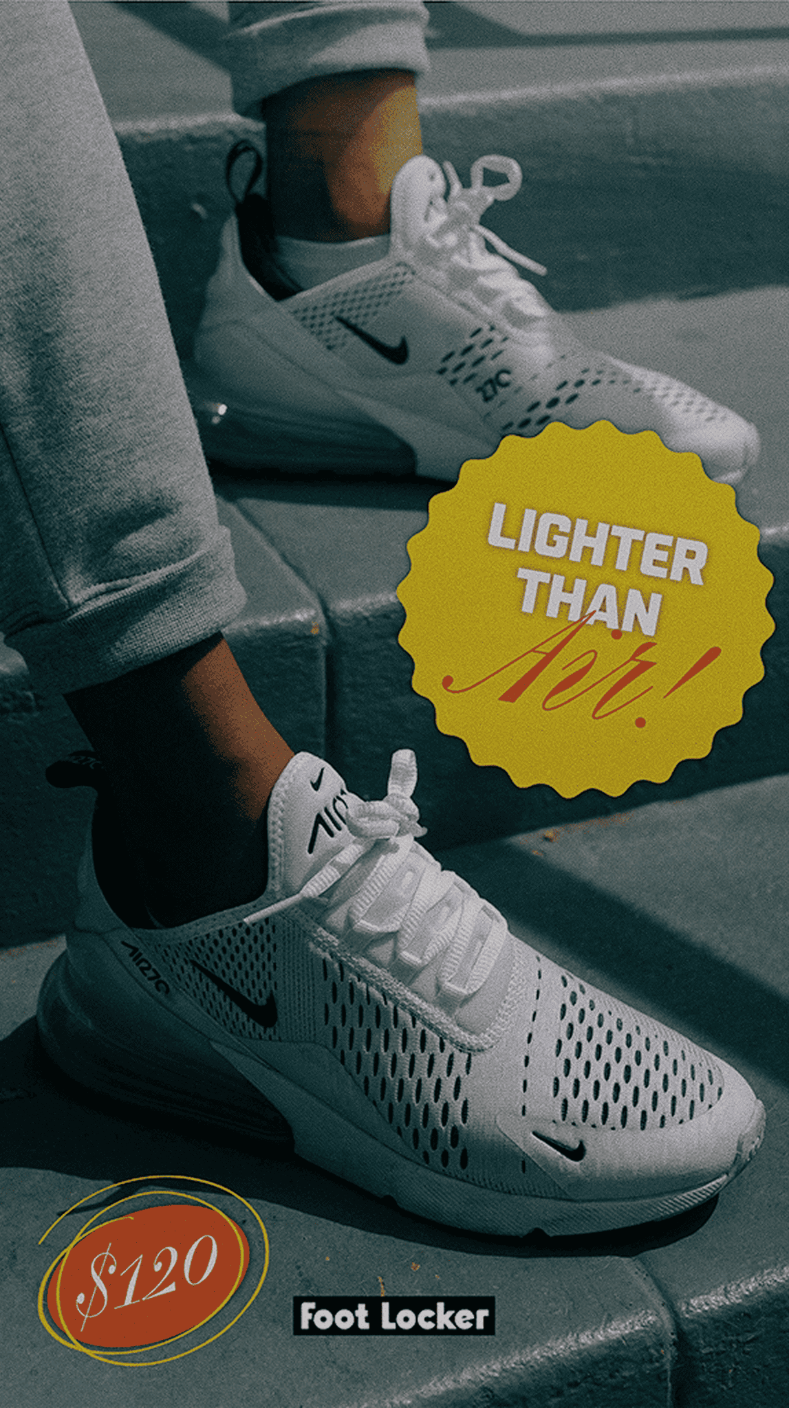 Design graphic 9 from the "Designing a national campaign for Footlocker Holiday" project