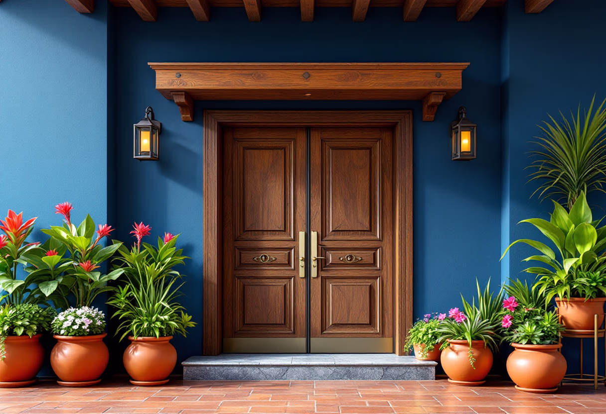 image of welcoming restaurant entrance (for a mexican restaurant)