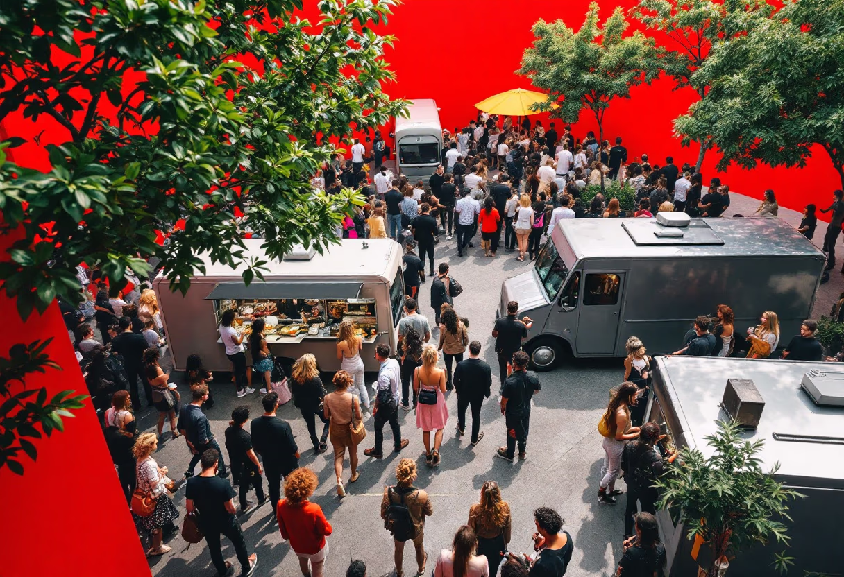 image of food truck event