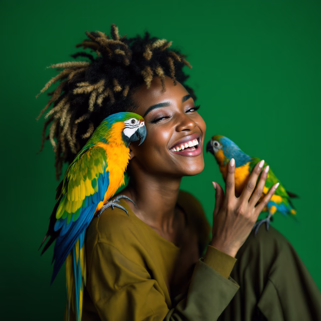 [headshot] image of customer with their pet