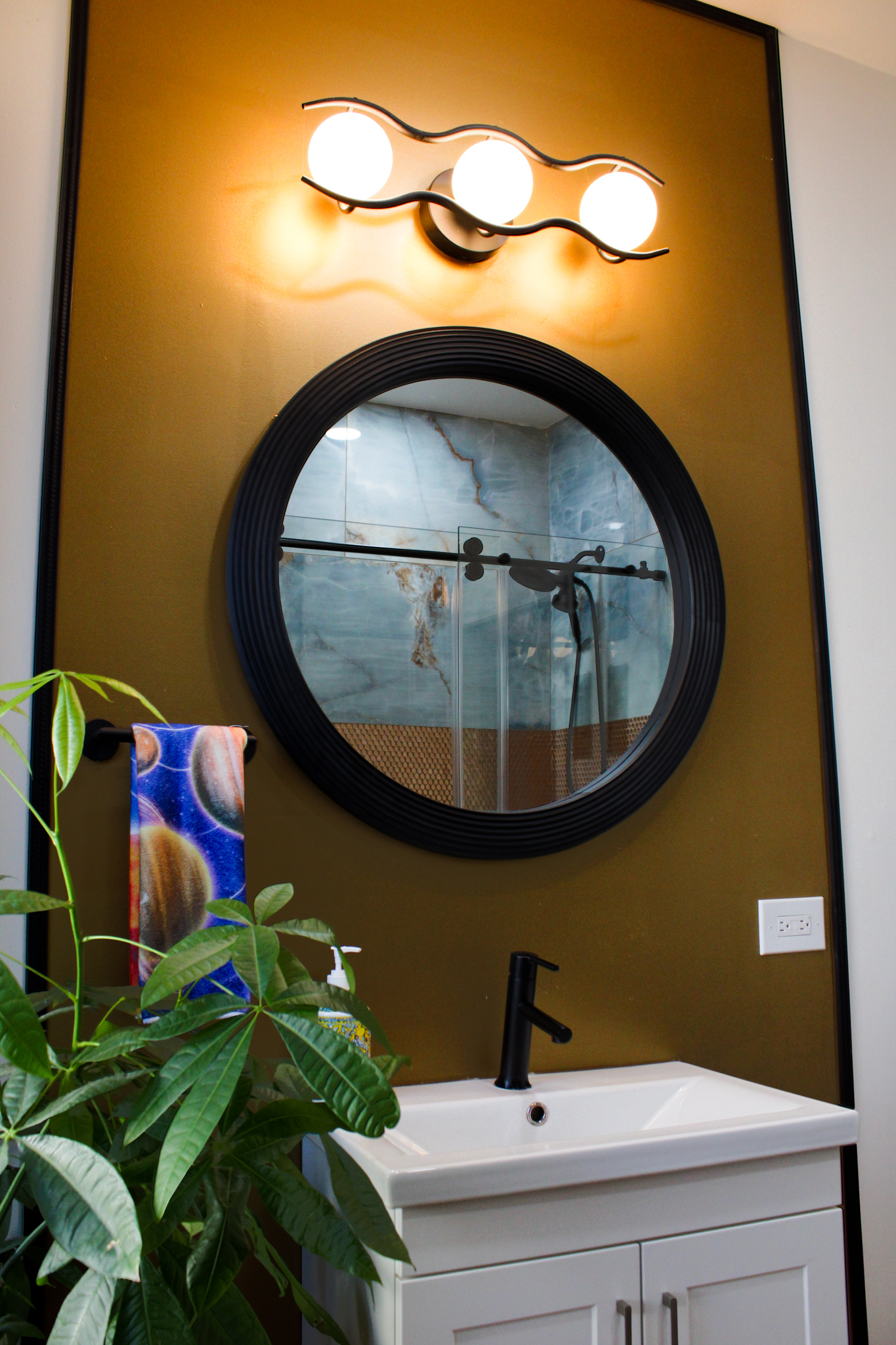 The Moon themed bathroom