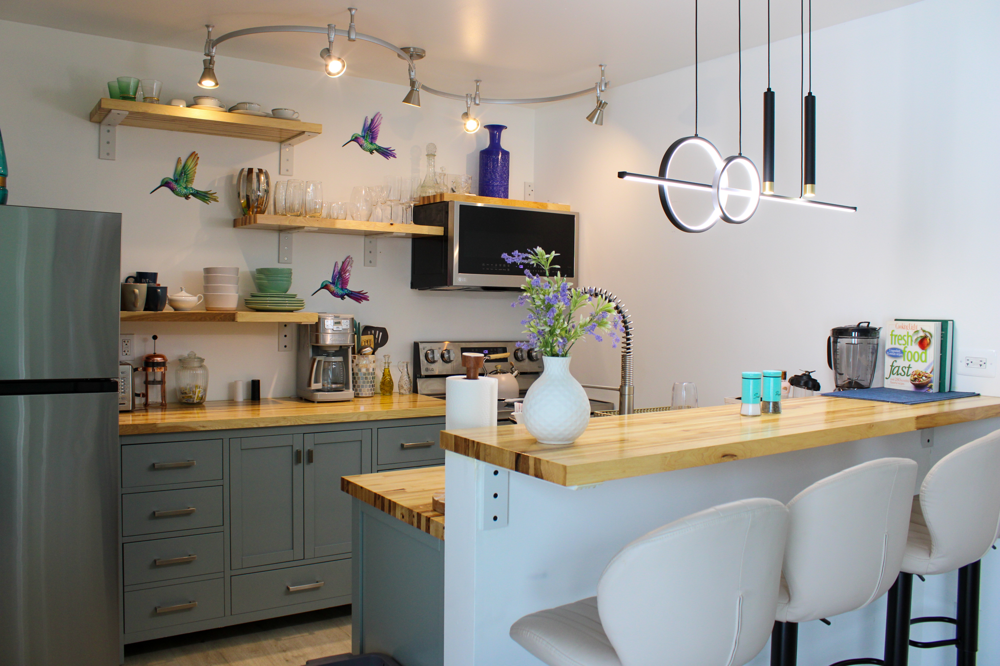 image of summer terrace setup