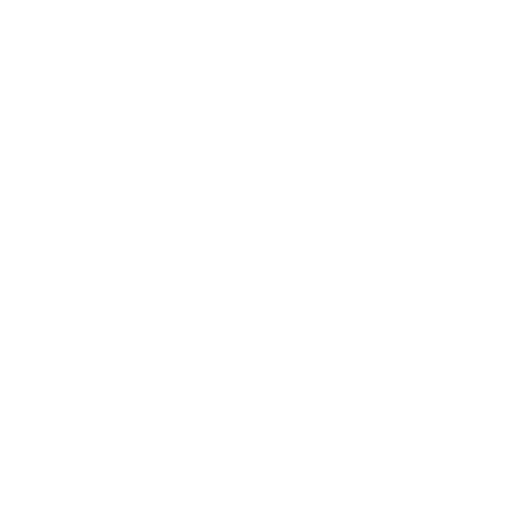 White stylized letter X with sharp angled lines on a black square background.