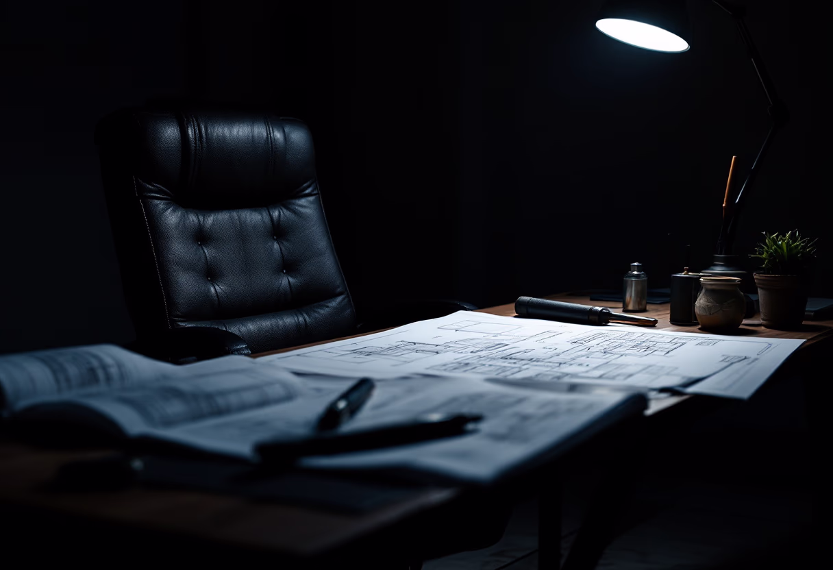 background image of contact office (for a general contractor)