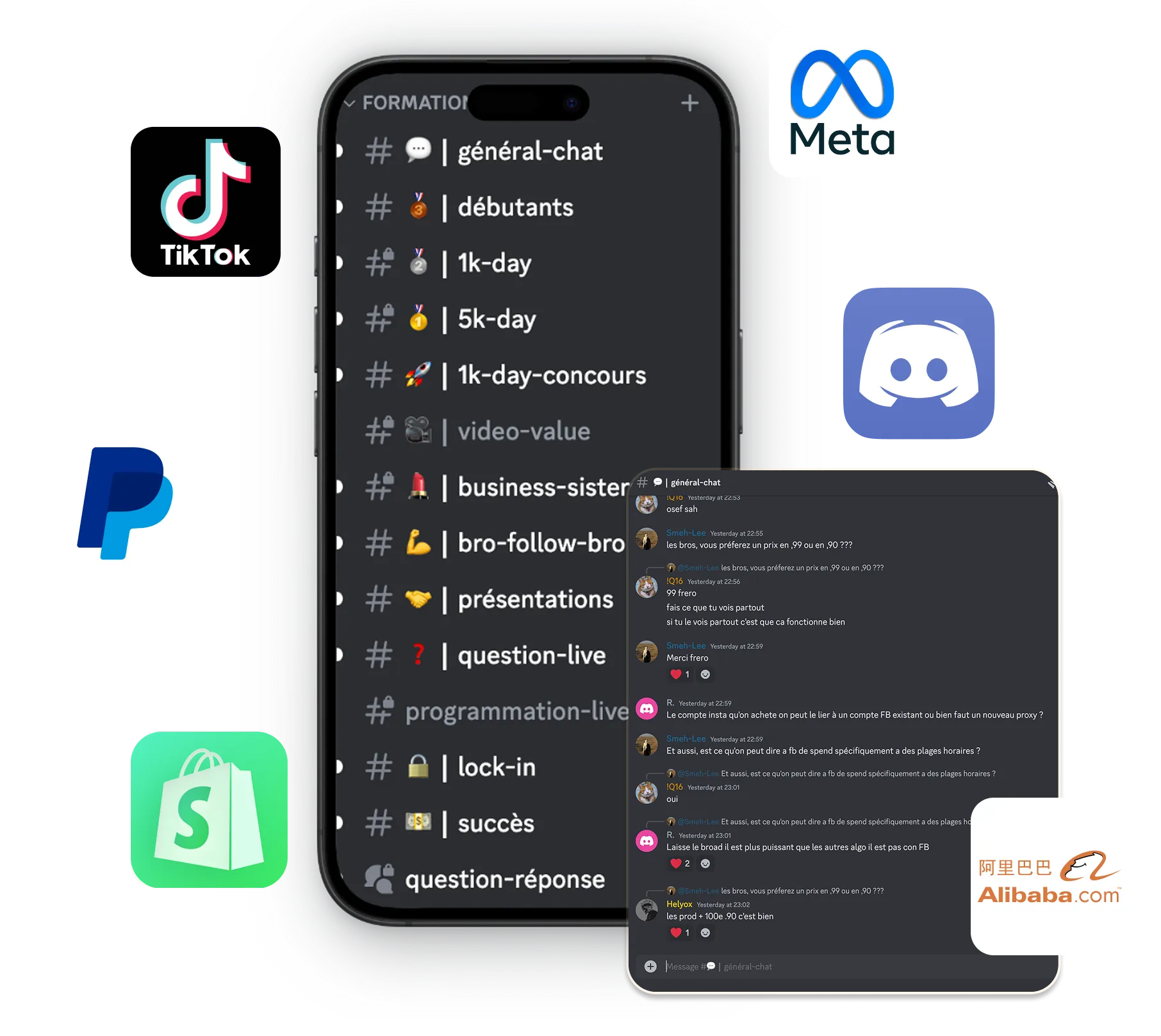 Rejoins la  communauté d’e-commerçants la plus dynamique et soudée de la Francophonie