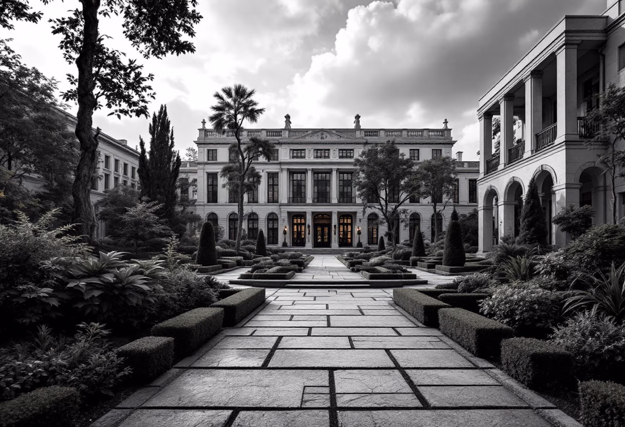 [background image] image of landscape (for a university)