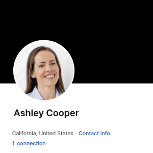 LinkedIn profile connections