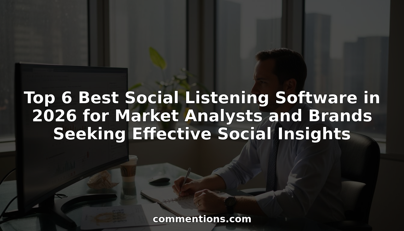 Top 6 Best Social Listening Software in 2026 