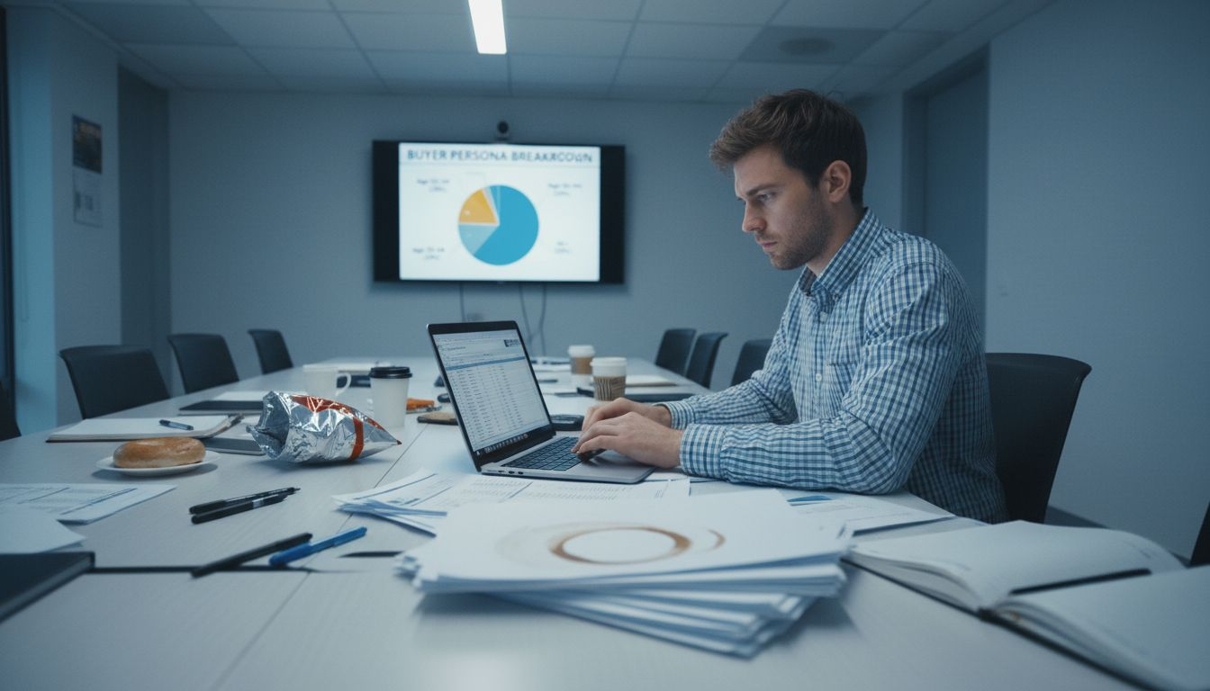 Specialist creating buyer persona document