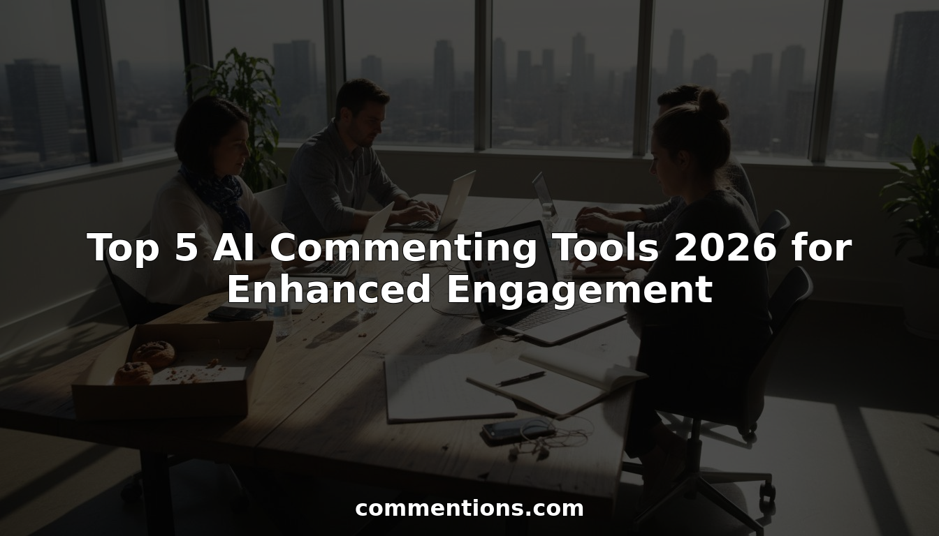 Top 5 AI Commenting Tools 2026 for Enhanced Engagement