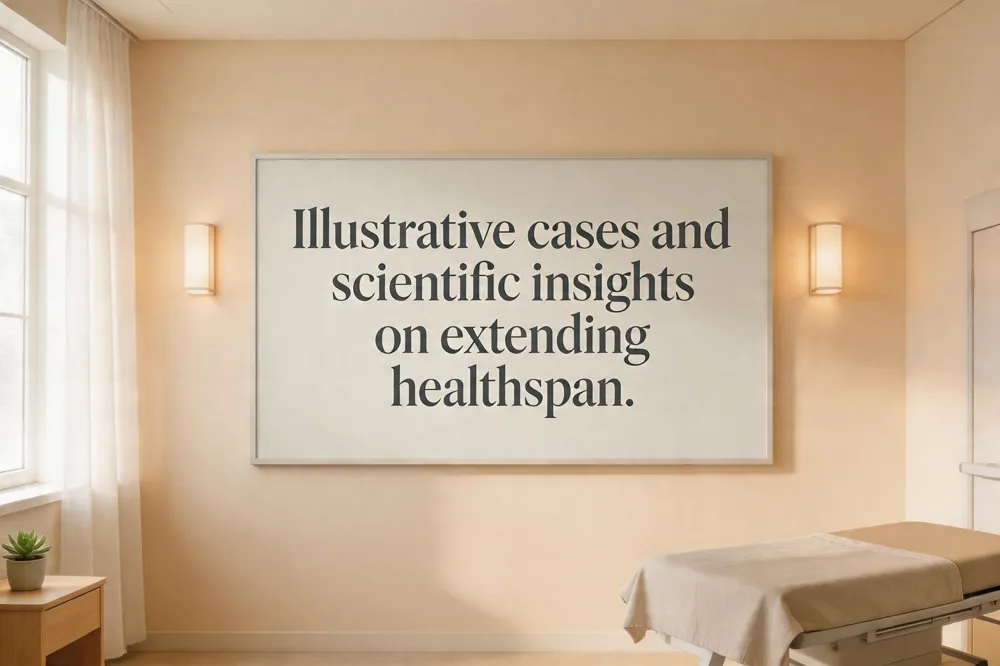 Illustrative cases and scientific insights on extending healthspan.