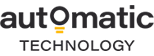 Automatic Technology logo with a stylized orange equal sign as the dot of the letter 'i'.