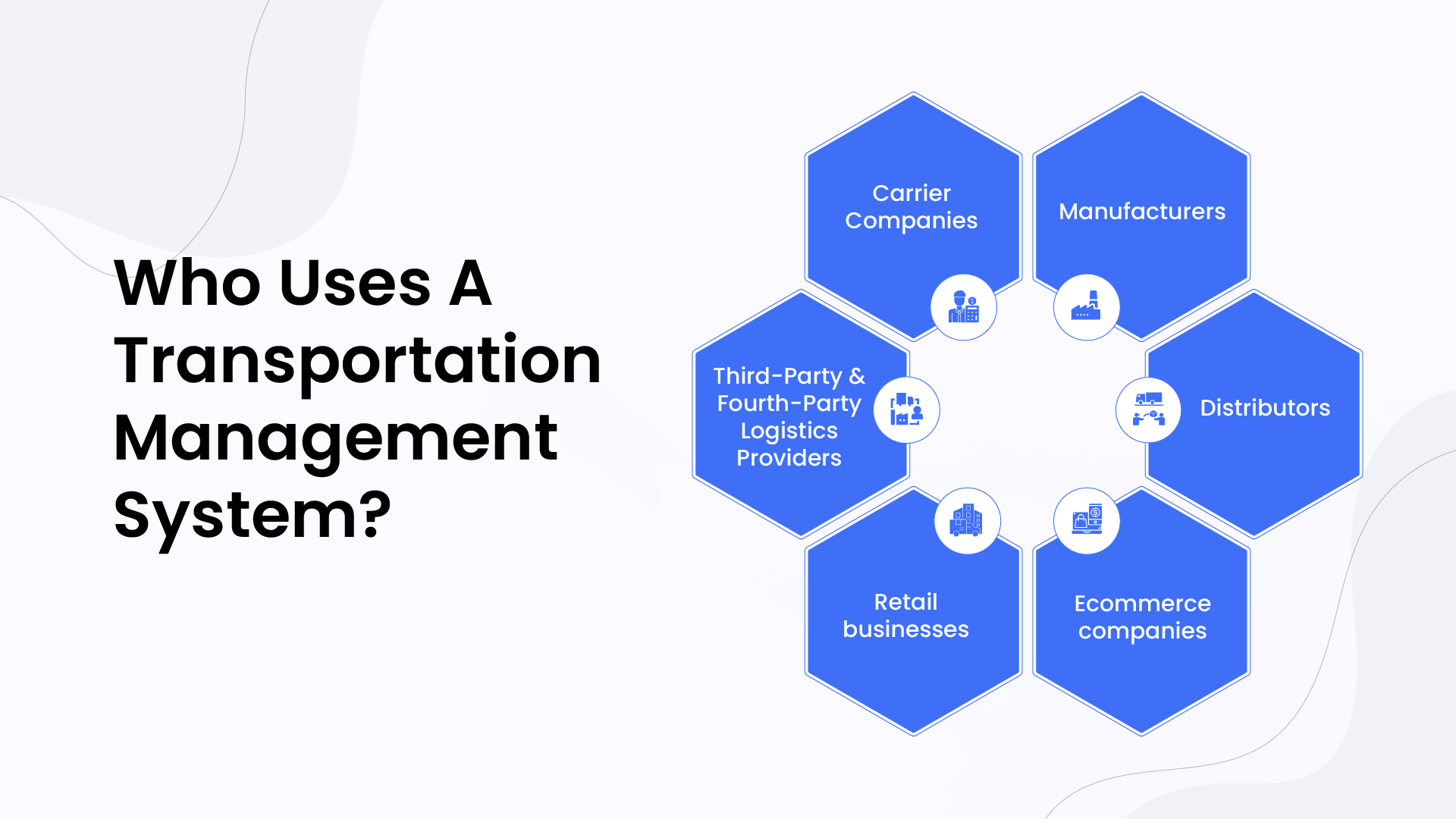 Who uses a Transportation Management System?