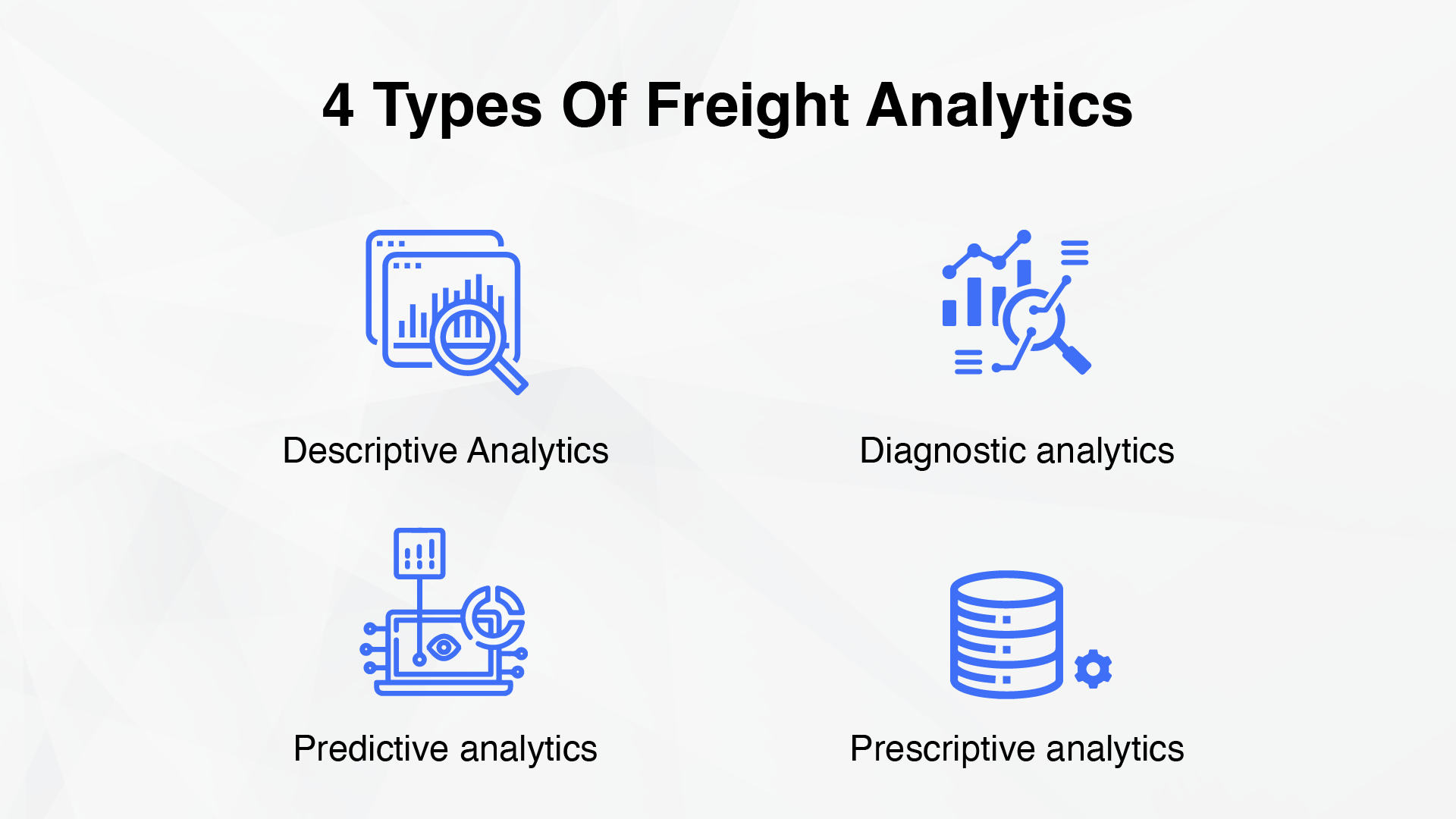4 Types of Freight Analytics