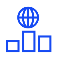 Icon showing vehicle mix strategy for freight contract planning
