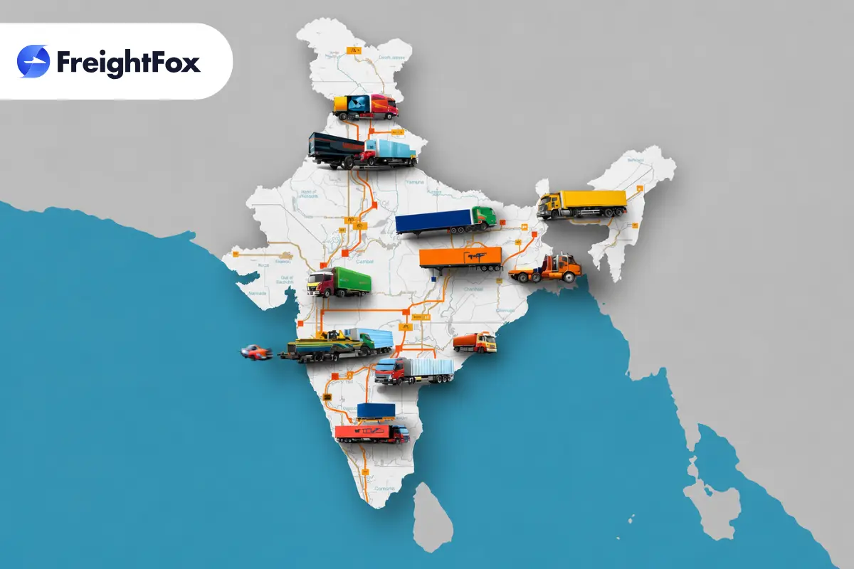 FreightFox presents a 2025 analysis of listed logistics firms on BSE/NSE- covering revenue trends, ROA, cost structures, and key risks shaping India’s logistics and supply chain sector