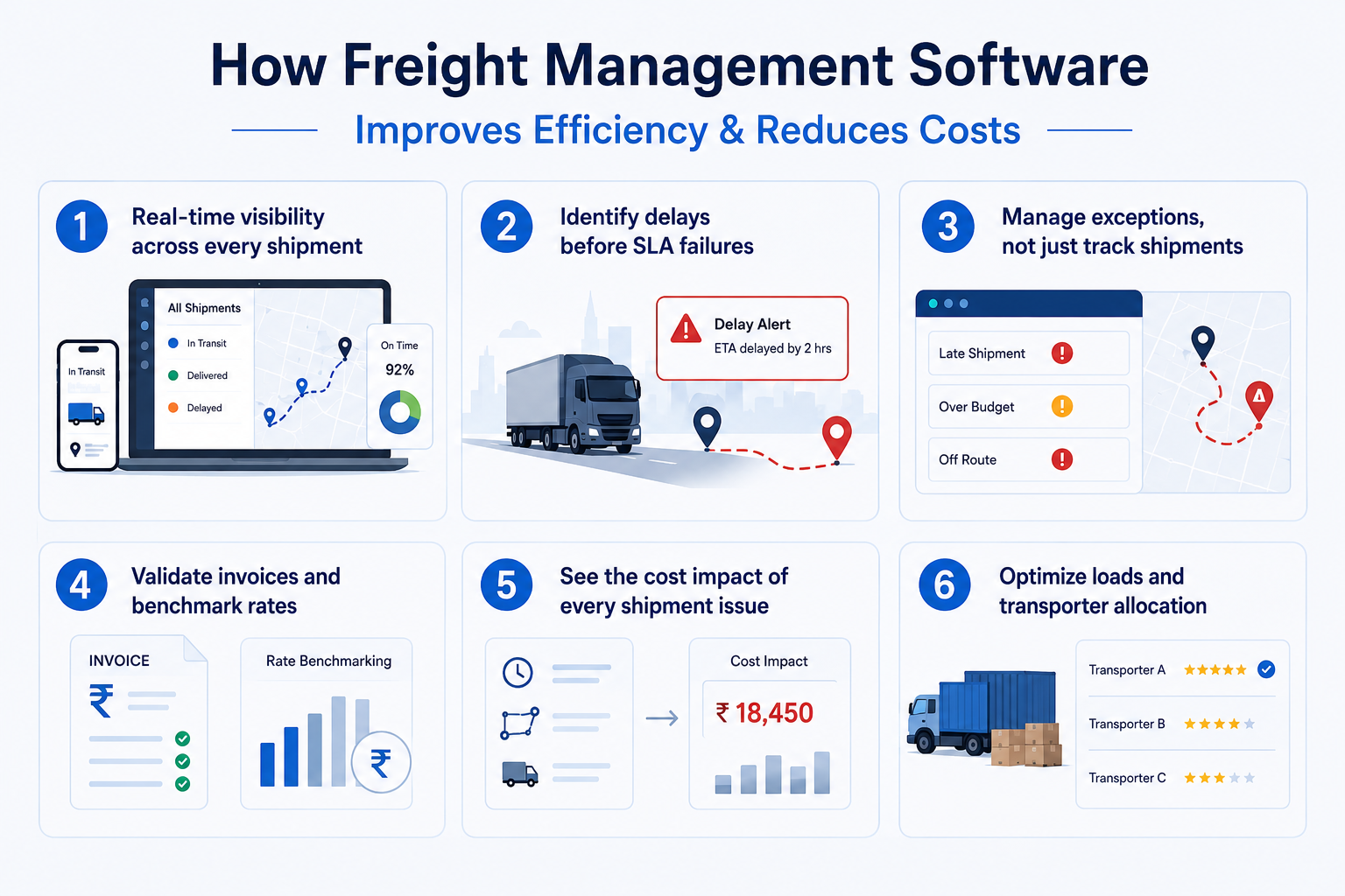 How Freight Management Software Improves Supply Chain Efficiency
