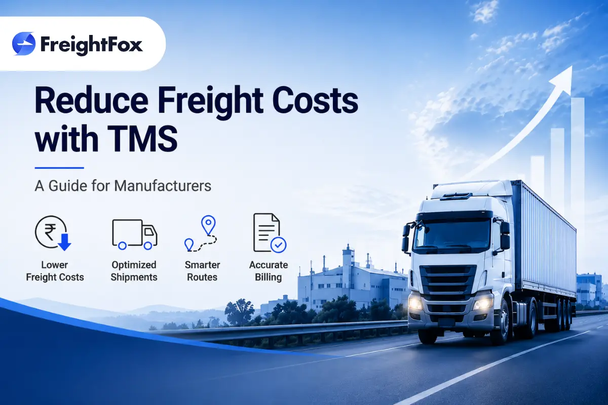 Learn how manufacturers can reduce freight costs with TMS through procurement, load consolidation, route optimization, and invoice automation.
