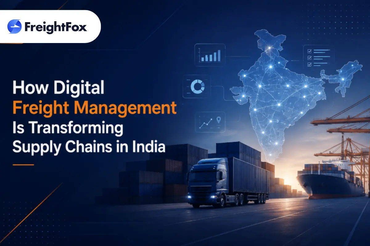 Learn how digital freight management is transforming Indian supply chains through AI procurement, real-time visibility, automation, ESG, and analytics.